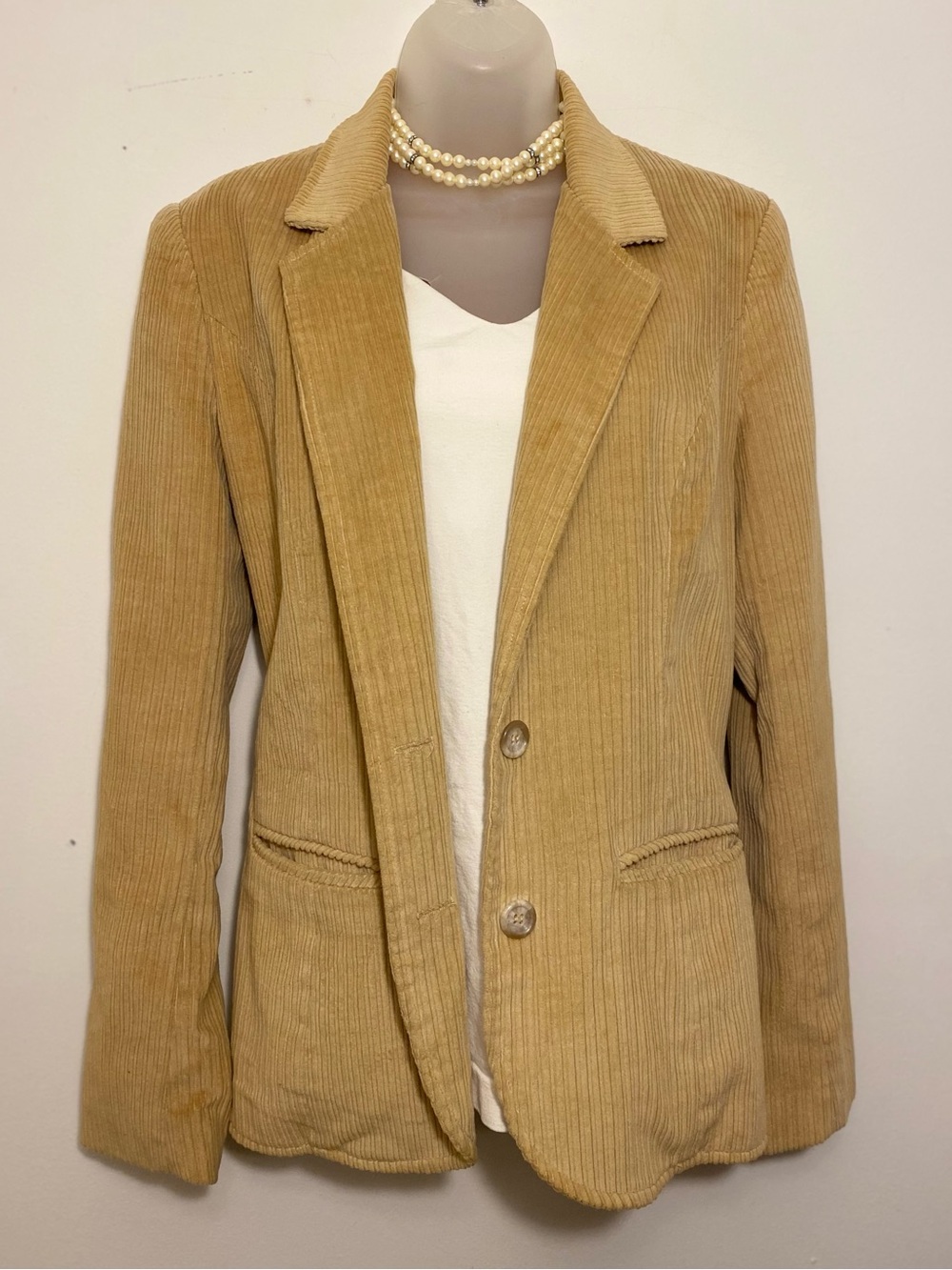 Vintage 80's Beaujolais Corduroy Blazer